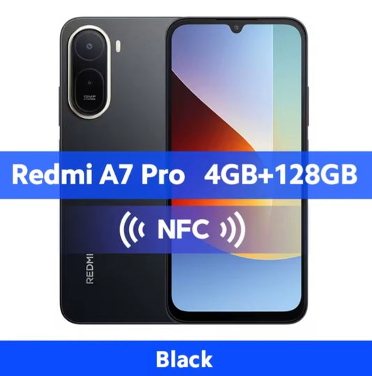 Xiaomi Redmi A7 Pro Global Version Black Smartphone Facial Recognition & Fingerprint Unlock Function Dust Water & Scratch Resistant HD Screen Super/Fast Charging Smartphone. smp