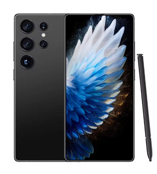 IVMI  Global Vision Black Smartphone Facial Recognition & Fingerprint Unlock Function Dust Water & Scratch Resistant HD Screen Super/Fast Charging Smartphone (RAM 3GB+16GB ROM). smp