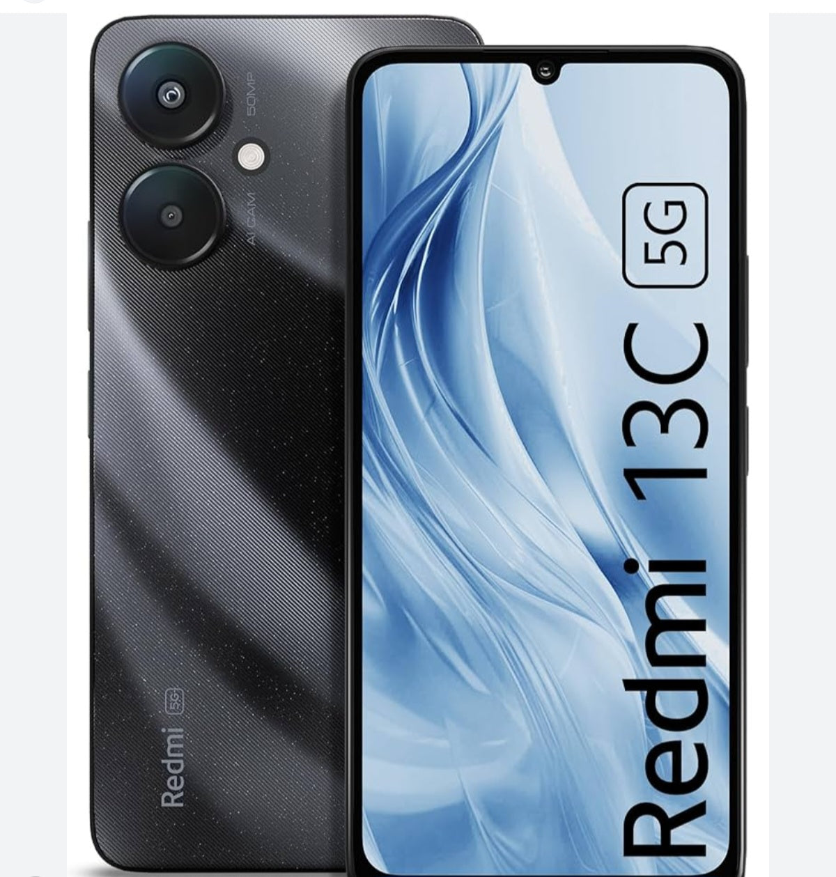 Xiaomi Redmi 13C 5G Global Version Randomly Selected Color Smartphone Facial Recognition & Fingerprint Unlock Function Dust Water & Scratch Resistant HD Screen Super/Fast Charging Smartphone (RAM 4GB+128GB ROM).smp