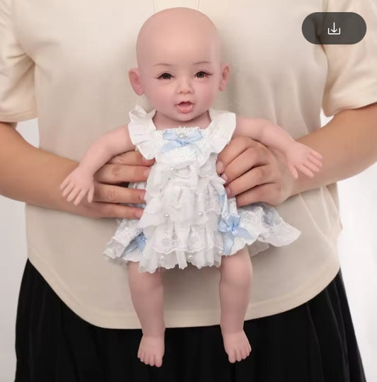 Herpinker Full Body Silicone Reborn (25cm painted 0.6kg) Doll tys dll