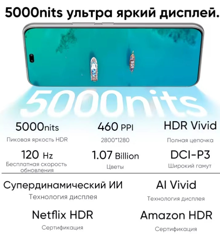 Honor 400 Pro Global Version Snapdragon 8 Gen 3 5G Smartphone 6.7inch Screen  RAM 12GB+512GB ROM SuperCharge (Blue) Smartphone smp
