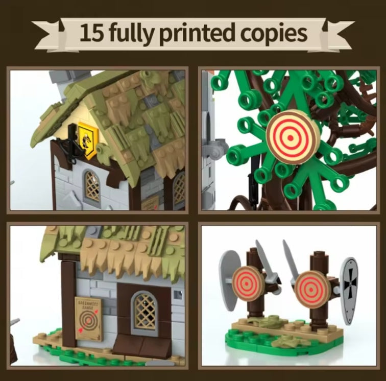 Children's Green Forest Building Blocks Set Toys tys bbs