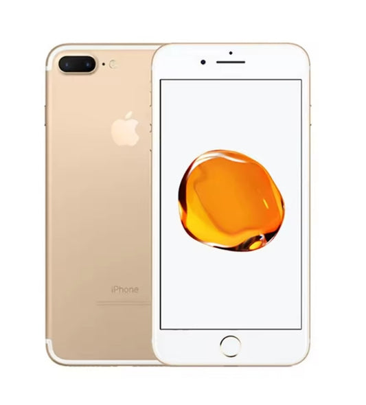 Apple iPhone 7 Plus 4G LTE Smartphone Facial Recognition Function Dust Water & Scratch Resistant HD Screen Super/Fast Charging (256GB ROM) (Gold) Smartphone smp