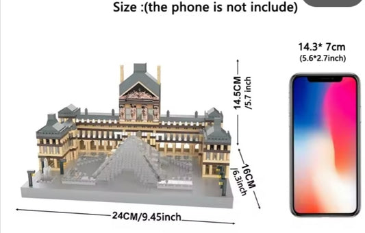 The Louvre Building Blocks Set Toys tys bbs