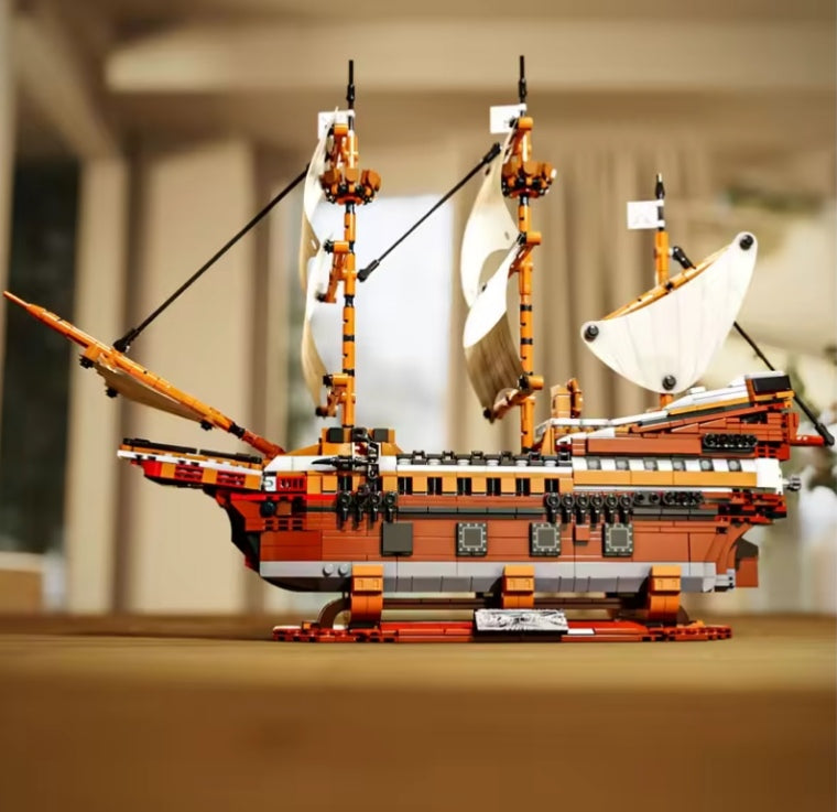 Mayflower Sailboat Building Blocks Set Toys tys bbs