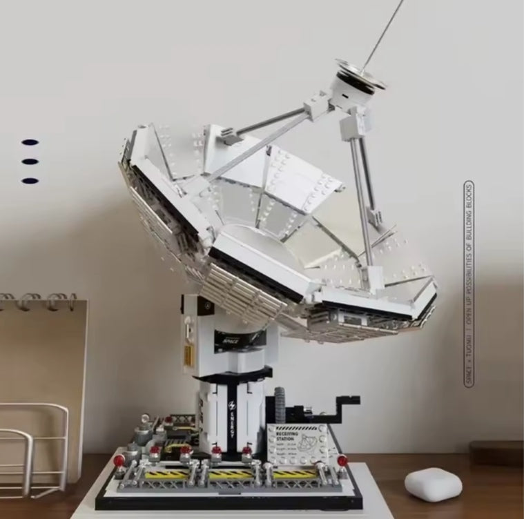 Home Decor Space Signal Receiving Base Building Blocks Set Toys (no box) tys bbs