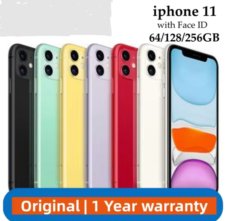Apple iPhone 11 4G LTE Smartphone Facial Recognition Function 128GB (White) Smartphone smp