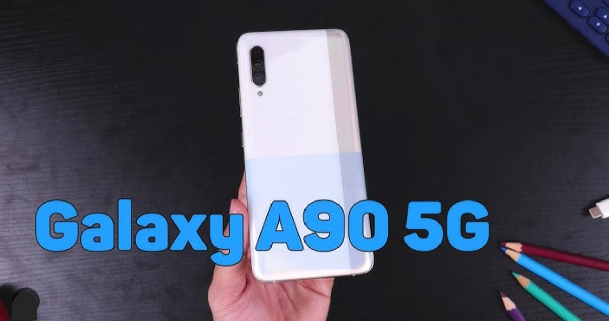 Samsung Galaxy A90 5G Korean Version White Smartphone Dust Water & Scratch Resistant HD Screen Super/Fast Charging Smartphone. smp