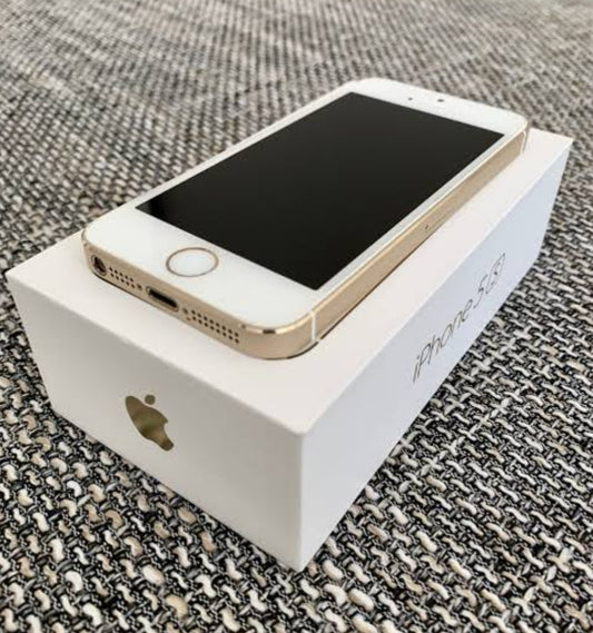 Apple iPhone 5s 4G Smartphone Fingerprint Unlock Function Dust Water & Scratch Resistant HD Screen Super/Fast Charging (32GB ROM) (Gold) Smartphone smp