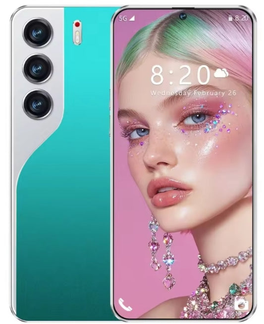 Camon 40 Pro 2025 4G 5G Android 15 Smartphone Facial Recognition Function 7.3inch HD 4K Screen RAM 12GB+512GB ROM (Green) Smartphone smp