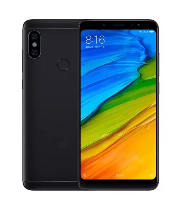 Xiaomi Redmi Note 5 4G Global Version Black Smartphone Dust Water & Scratch Resistant HD Screen Super/Fast Charging Smartphone (RAM 4GB+64GB ROM) + FREE Gift. smp