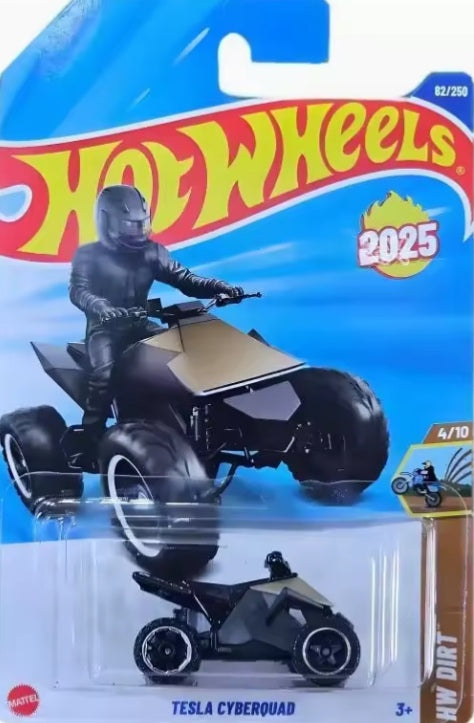 2025 Hot Wheels L J Batch "Tesla Cyberquad" Toy Quad bike tys crs