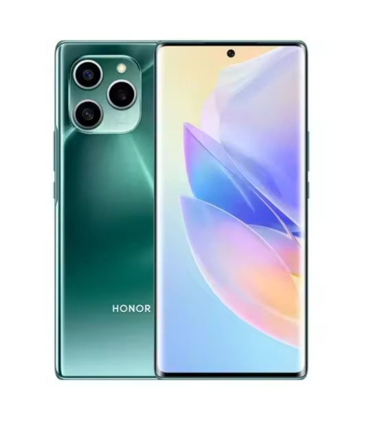 Honor 60 se 5G Chinese Version Green Smartphone Facial Recognition & Fingerprint Unlock Function Dust Water & Scratch Resistant HD Screen Super/Fast Charging (RAM 12GB+256GB ROM) Smartphone. smp