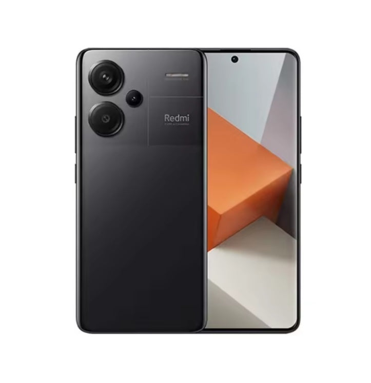 Xiaomi Redmi Note 13 Pro Plus 5G Global Version Black Smartphone Facial Recognition & Fingerprint Unlock Function Dust Water & Scratch Resistant HD Screen Super/Fast Charging Smartphone (RAM 16GB+512GB ROM) smp