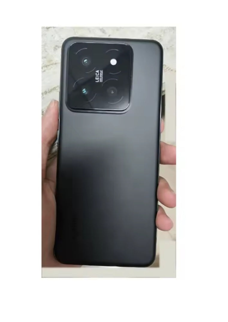 Xiaomi 14 Pro 5G Chinese Version Black Smartphone Facial Recognition & Fingerprint Unlock Function Dust Water & Scratch Resistant HD Screen Super/Fast Charging (RAM 12GB+256GB ROM) Smartphone. smp