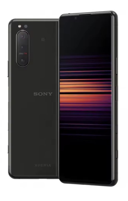 Sony Xperia 5 ii Global Version (XQ-AS72) Smartphone Fingerprint Unlock Function Dust Water & Scratch Resistant HD Screen Super/Fast Charging Black Smartphone smp