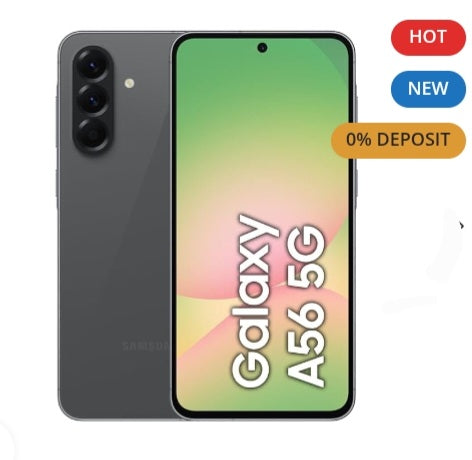 Samsung Galaxy A56 5G Global Version Black Smartphone Dust Water & Scratch Resistant HD Screen Super/Fast Charging Smartphone (128GB). smp