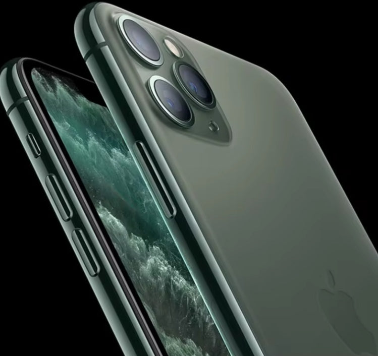 Apple iPhone 11 Pro Max Smartphone Facial Recognition Function ROM 64GB (Matte Midnight Green) Smartphone smp