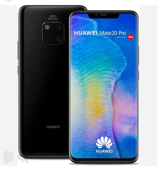 Huawei Mate 20 Pro 5G Global Version Smartphone Facial Recognition & Fingerprint Unlock Function Dust Water & Scratch Resistant HD Screen Super/Fast Charging (RAM 6GB+128GB ROM) (Black) Smartphone smp