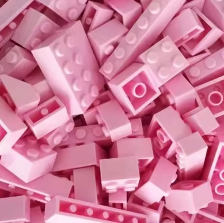Classic Pink Building Blocks Set Toys tys bbs