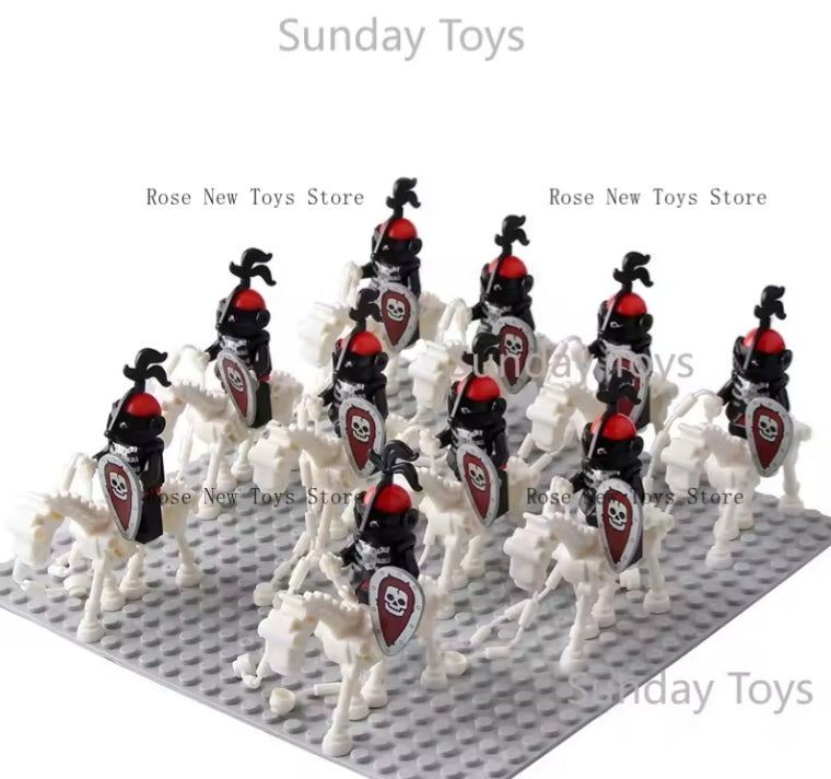 Children's Medieval Castle Knight Soldiers Building Blocks Set Toys tys bbs