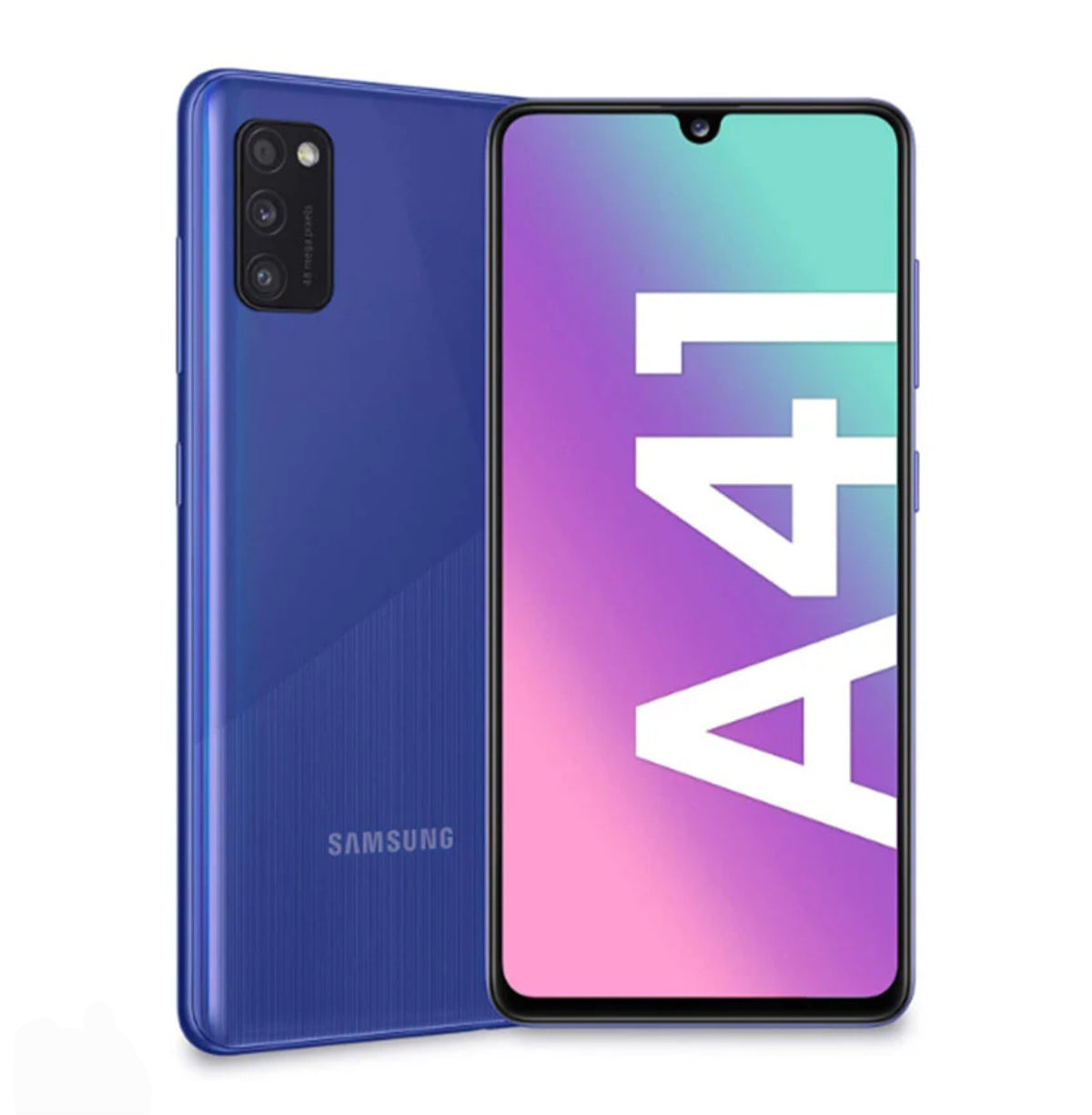 Samsung Galaxy A41 4G Global Version Blue Smartphone Dust Water & Scratch Resistant HD Screen Super/Fast Charging Smartphone. smp