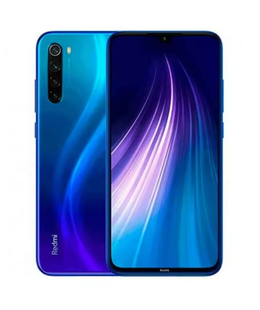 Xiaomi Redmi Note 8 4G Global Version Blue Smartphone Facial Recognition & Fingerprint Unlock Function Dust Water & Scratch Resistant HD Screen Super/Fast Charging (RAM 4GB+64GB ROM) Smartphone + FREE Gift. smp