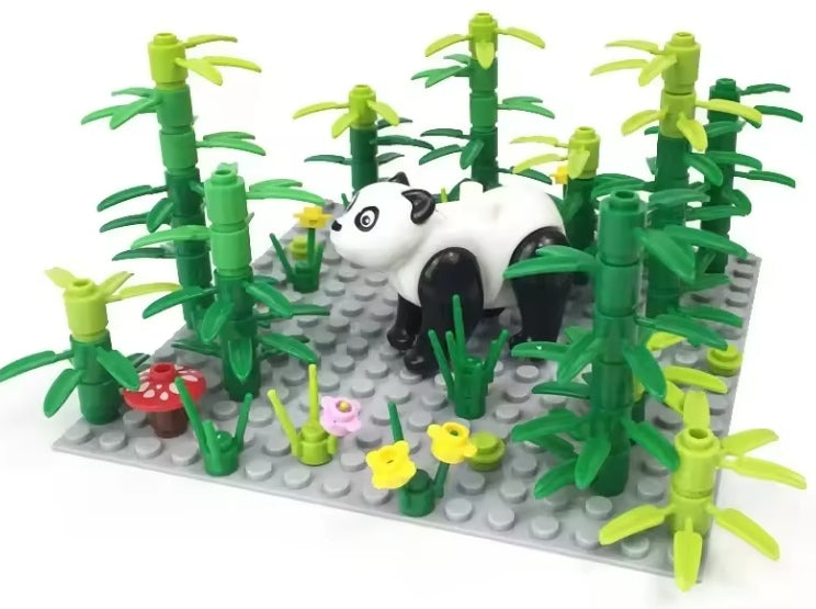 Children's Panda In Bamboo Shrub Building Blocks Set Toys tys bbs