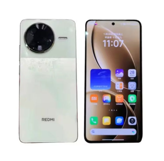 Xiaomi Redmi K80 5G Chinese Version Cyan Smartphone Facial Recognition & Fingerprint Unlock Function Dust Water & Scratch Resistant HD Screen Super/Fast Charging (RAM 12GB+256GB ROM) Smartphone. smp