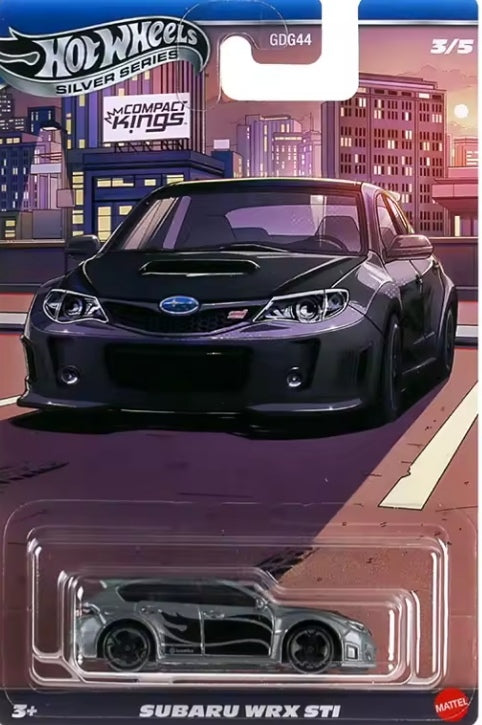 Hot Wheels GDG44-Q Compact Kings Series Subaru WRX STI crs tys