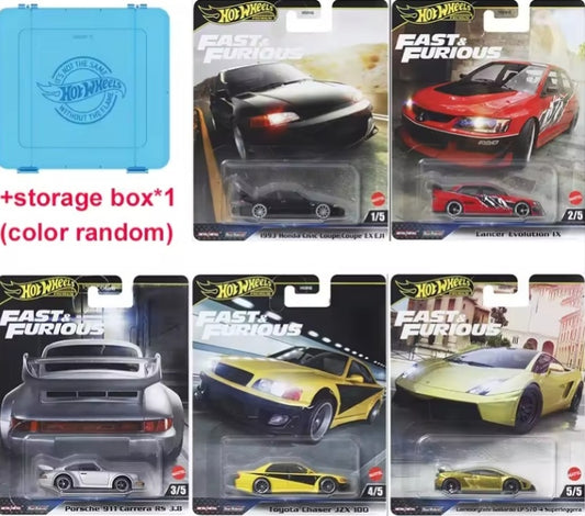 Hot Wheels Premium Fast & Furious 5 Piece Set Toy Cars tys crs