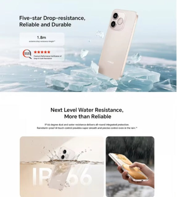 Honor 600 Lite UK Version Gold Smartphone Dust Water & Scratch Resistant HD Screen Super/Fast Charging Smartphone (RAM 8GB+256GB ROM). smp
