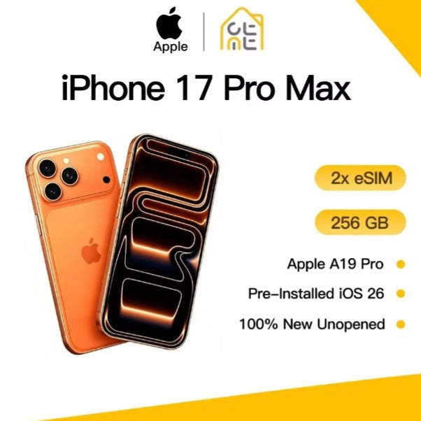 Apple iPhone 17 Pro Max Cosmic Orange Smartphone Dust Water & Scratch Resistant HD Screen Super/Fast Charging Smartphone (256GB ROM). smp
