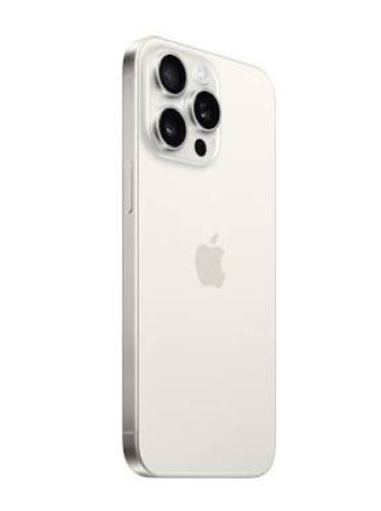 Apple iPhone 15 Pro Max 5G Smartphone Chinese/US Version Facial Recognition Function Dust Water & Scratch Resistant HD Screen Super/Fast Charging (ROM 1TB) ((White) Smartphone smp