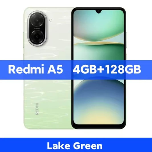 Xiaomi Redmi A5 Global Version Green Smartphone Facial Recognition & Fingerprint Unlock Function Dust Water & Scratch Resistant HD Screen Super/Fast Charging Smartphone. smp