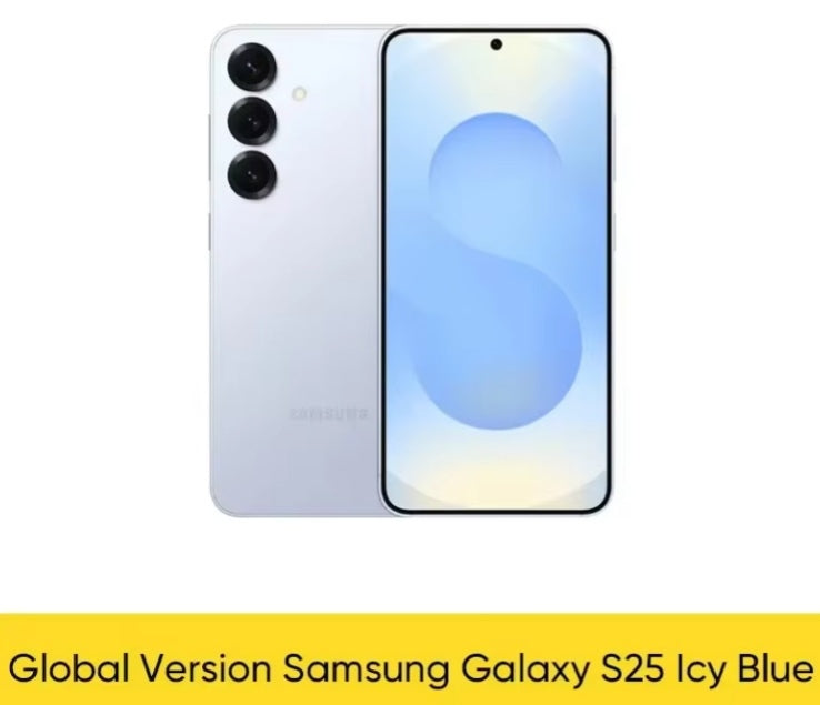 Samsung Galaxy S25 AI Global Version Waterproof Smartphone Snapdragon 8 6.2inch HD Screen RAM 12GB+256GB ROM (Icy Blue) Smartphone smp
