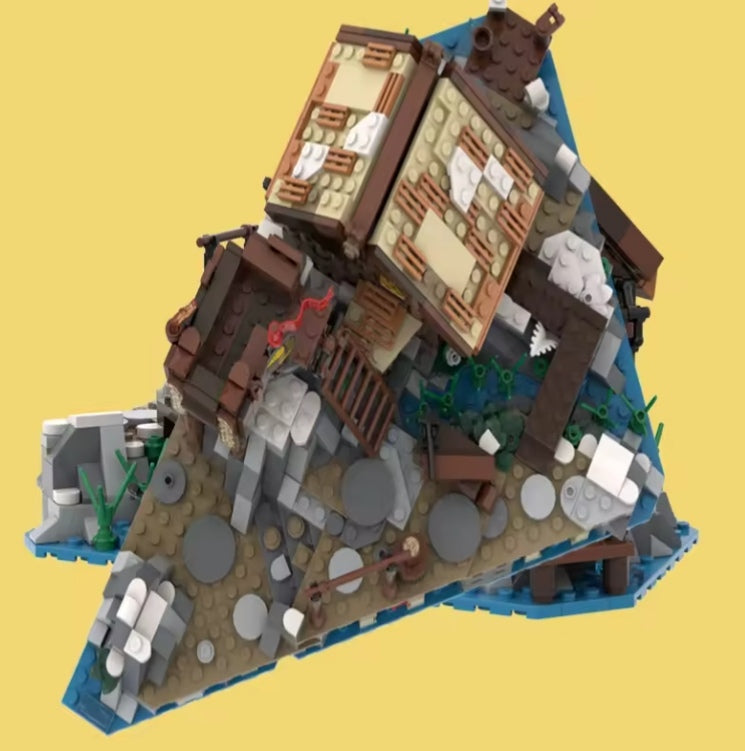 Viking Village Building Blocks Set Toys tys bbs