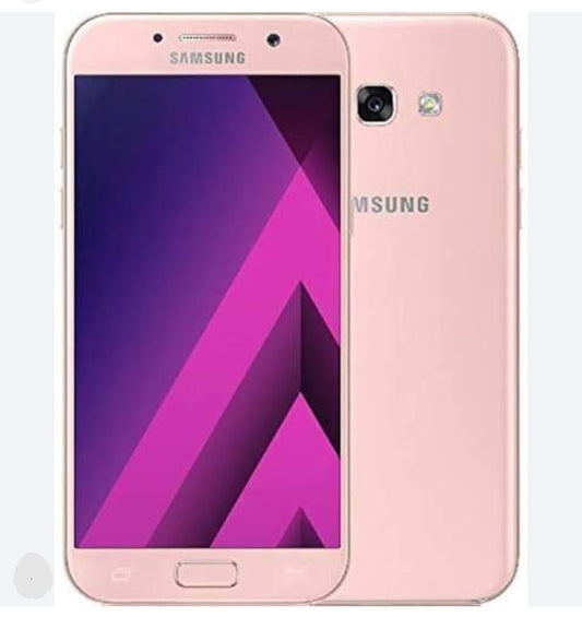Samsung Galaxy A5 4G Global Version Smartphone Facial Recognition & Fingerprint Unlock Function Dust Water & Scratch Resistant HD Screen Super/Fast Charging Pink Smartphone smp