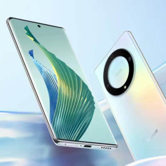 Honor Magic 5 Lite 4G Chinese Version Silver Smartphone Facial Recognition & Fingerprint Unlock Function Dust Water & Scratch Resistant HD Screen Super/Fast Charging (RAM 12GB+512GB ROM) Smartphone. smp