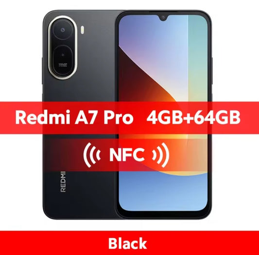 Xiaomi Redmi A7 Pro Global Version Black Smartphone Facial Recognition & Fingerprint Unlock Function Dust Water & Scratch Resistant HD Screen Super/Fast Charging Smartphone. smp