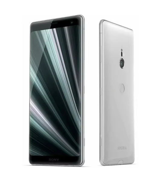 Sony Xperia XZ3 4G LTE Waterproof Dustproof Scratchproof Smartphone Global Version HD Screen Super/Fast Charging (H8416 Full Set) (Silver) Smartphone smp