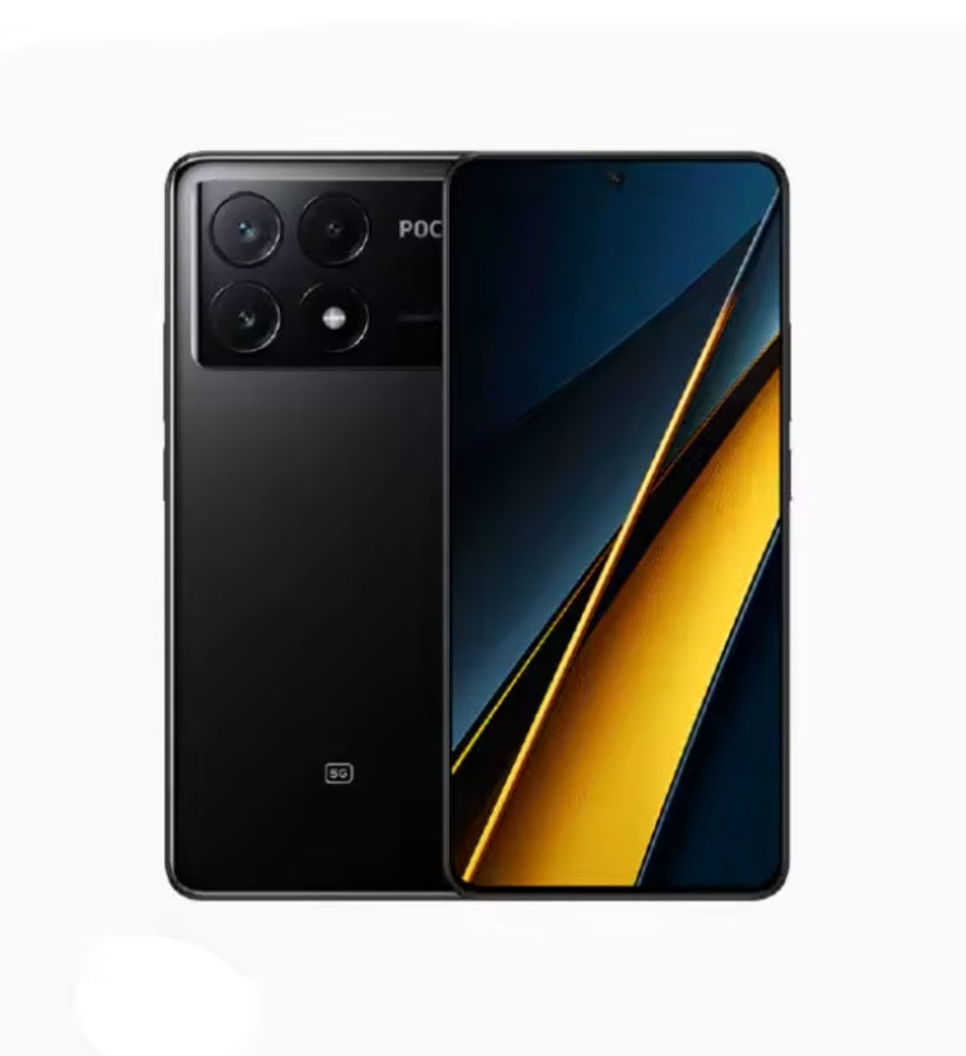 Xiaomi Poco X6 Pro 5G Global Version Black Smartphone Facial Recognition & Fingerprint Unlock Function Dust Water & Scratch Resistant HD Screen Super/Fast Charging (RAM 16GB+512GB ROM) Smartphone. smp