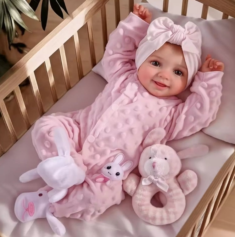 Reborn Vinyl Baby Doll & Accessories dll tys