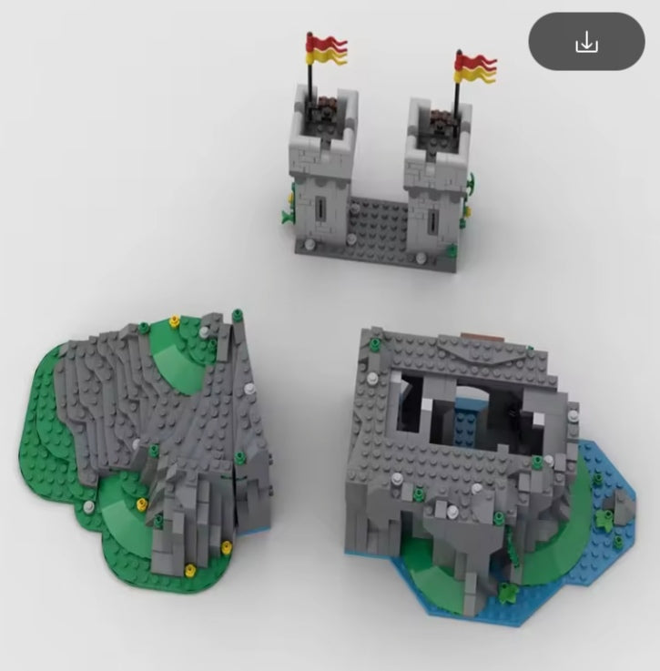 Medieval Castle Building Blocks Set Toys tys bbs