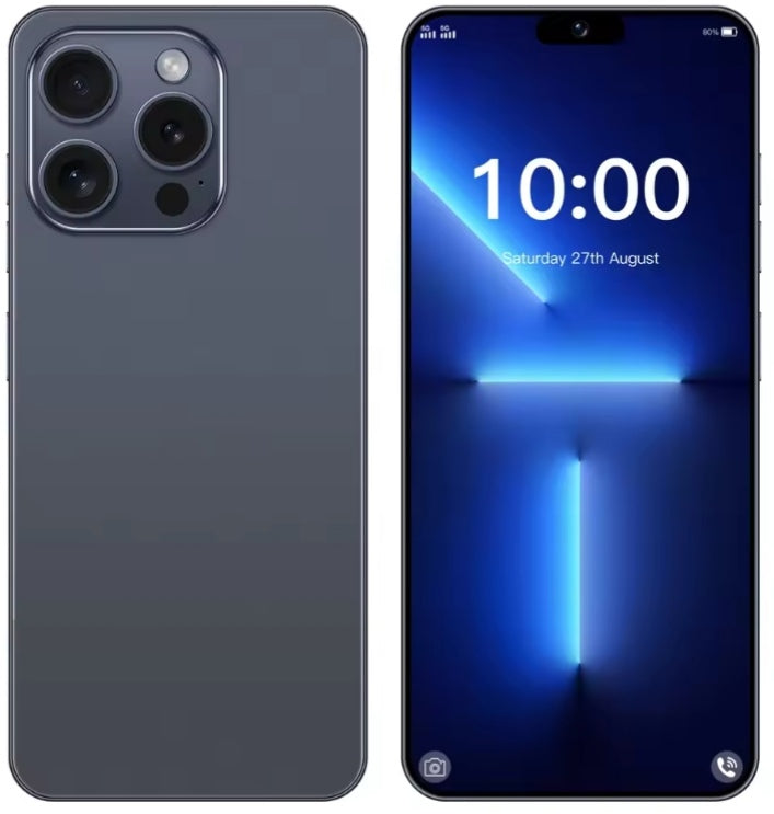 XS16 Pro HOT 2026 High Quality 7.3inch Global Edition Facial Recognition Function Android (Blue) 22GB+2TB Smartphone smp