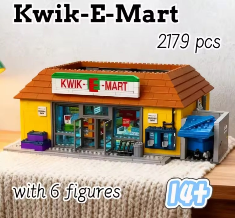 Out Of "The Simpsons" Quick-E-Mart Building Blocks Set Toys tys bbs