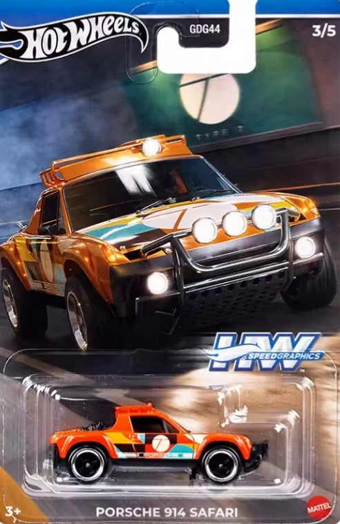 Hot Wheels Silver Series "Porsche 914 Safari" Toy Car tys crs