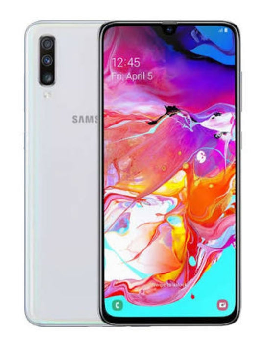 Samsung Galaxy A50 4G Global Version Smartphone Facial Recognition & Fingerprint Unlock Function Dust Water & Scratch Resistant HD Screen Super/Fast Charging (Model: A505F) Full Set White Smartphone smp
