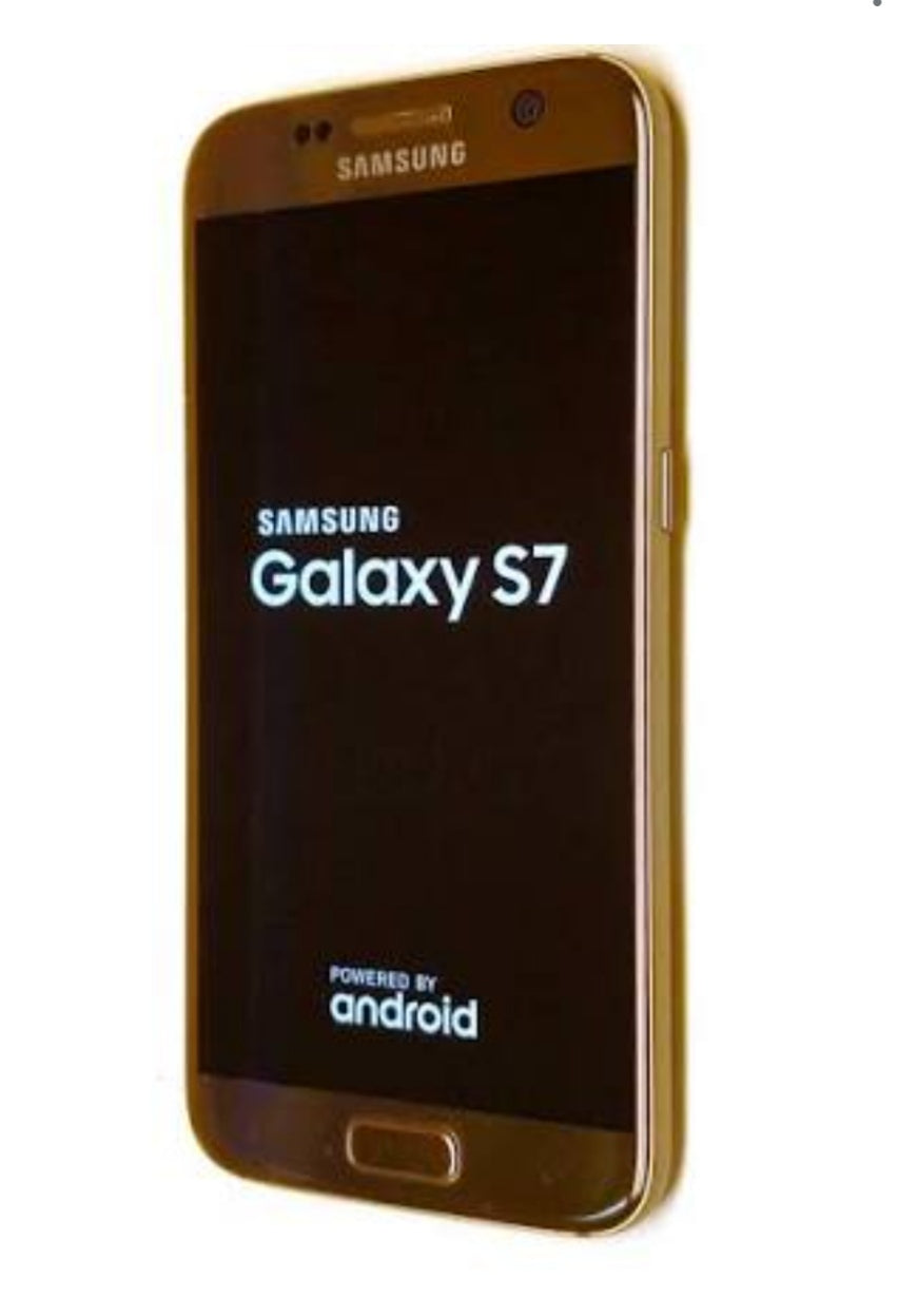Samsung Galaxy S7 US Version Smartphone Fingerprint Unlock Function Dust Water & Scratch Resistant HD Screen Super/Fast Charging (Gold) Smartphone smp