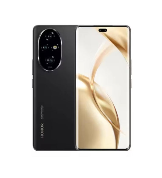 Honor 200 Pro 5G Chinese Version Black Smartphone Facial Recognition & Fingerprint Unlock Function Dust Water & Scratch Resistant HD Screen Super/Fast Charging Smartphone (RAM 12GB+256GB ROM) Smartphone smp